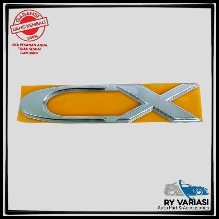BEST DEAL EMBLEM CSX ORIGINAL LOGO TULISAN CL CX CSX DAIHATSU TARUNA FULL CHROME 