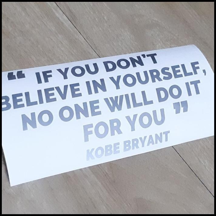 

GRATIS ONGKIR STIKER QUOTE KOBE BRYANT !!
