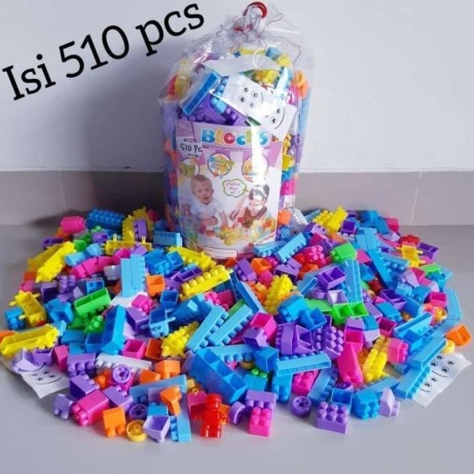 Mainan Lego Block Isi 510 Pcs Edukasi - Building Brick Anak Edukatif