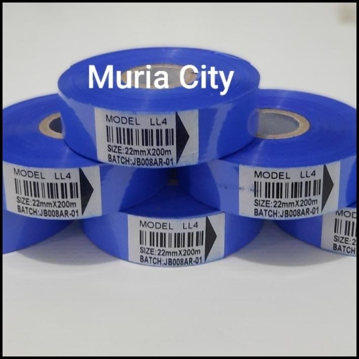 

BEST DEAL PITA HOTFOIL STAMPING FOIL CODING RIBBON 22MM X 200M 22 X 200 LL4 BIRU !!!!!!!