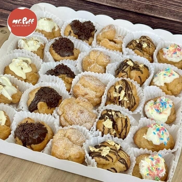 

Mr puff SMALL CREAM CHOCOLATE PARTY TRAY Kualitas Terbaik