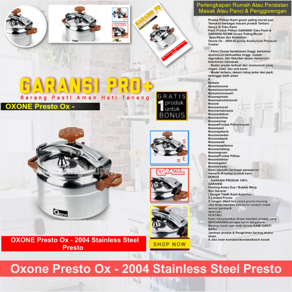 OXONE Presto Ox - 2004 Stainless Steel Presto