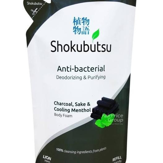 Shokubutsu Body Foam Refill Sabun Mandi Shower Gel
