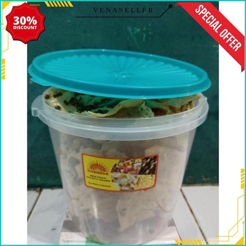 

Peyek Renyah Packing Toples Ukuran 5L Sameday Only Terlaris