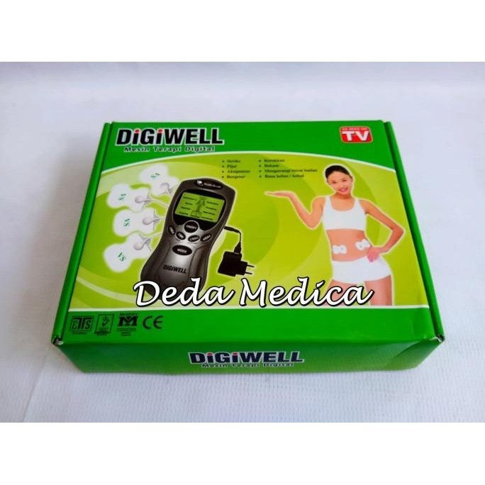 kom Digiwell Alat Terapi Therapy Getar Setrum Acupuntur Akupuntur Elektrik
