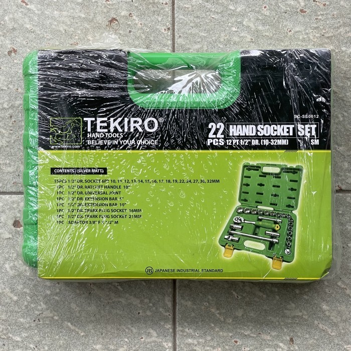 Hand Socket Kunci Sock Set 22 Pcs Tekiro Kunci sok Lengkap TEKIRO