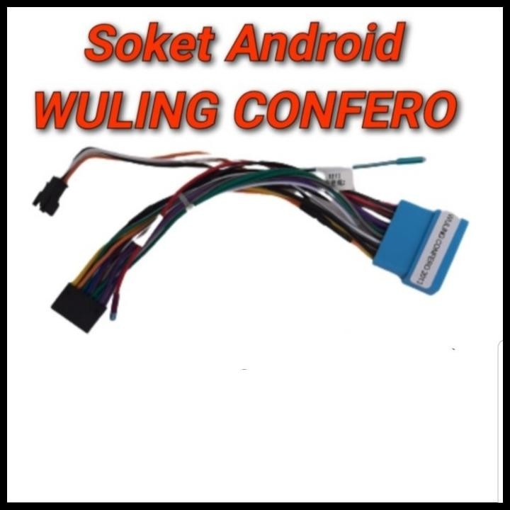 DISKON SOCKET-SOKET DOUBLE DIN ANDROID PLUG & PLAY MOBIL WULING 