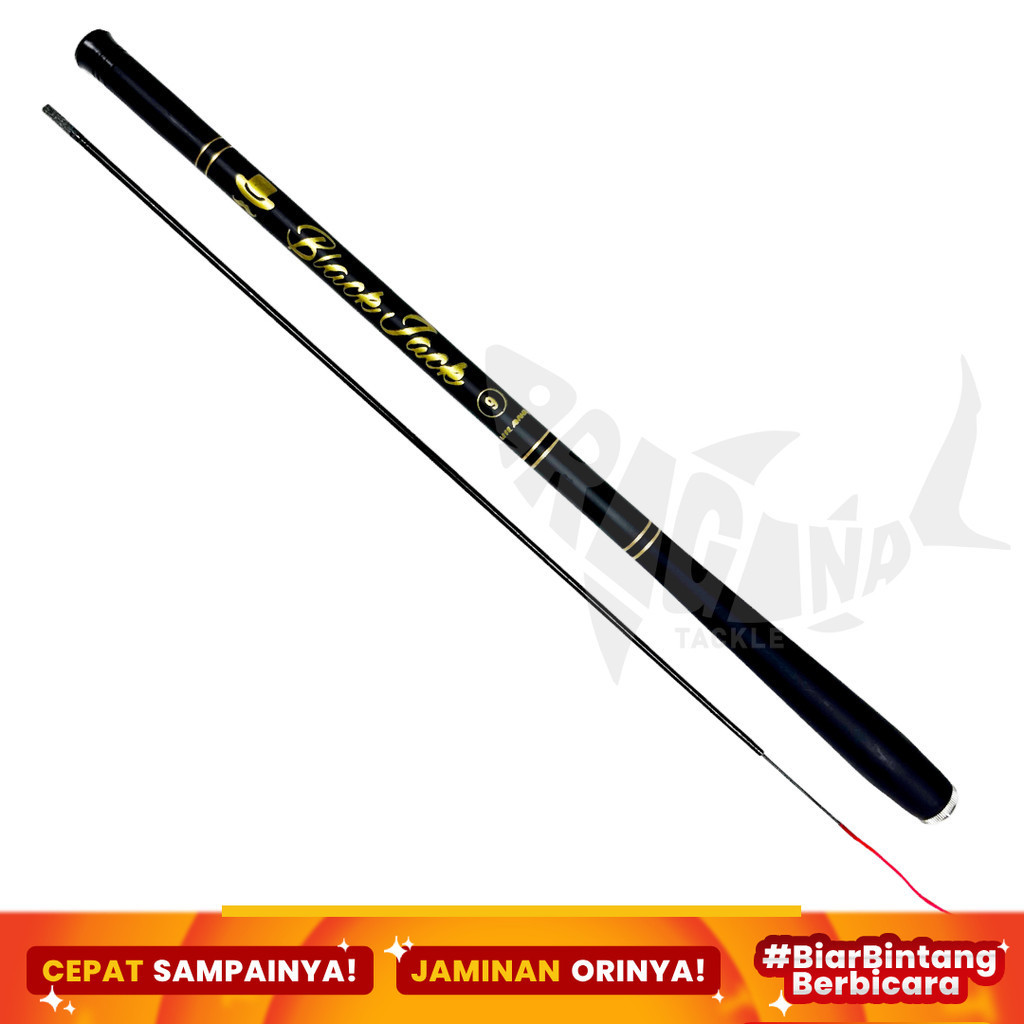 Joran Pancing Pole Tegek Milano B Jack Ruas Pendek Carbon 270cm 300cm 360cm 450cm