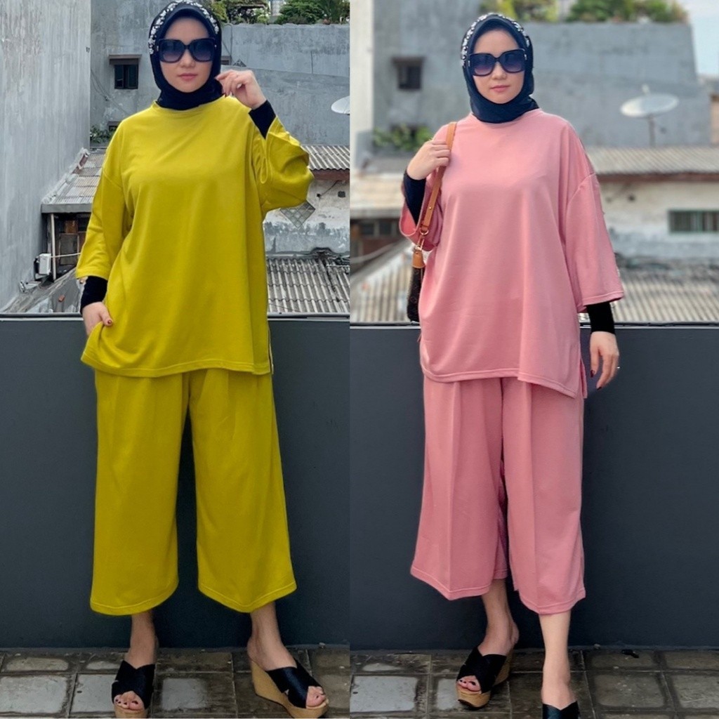 Setelan Wanita Kekinian Terbaru 2024 Satu Set Lengan Panjang Lengan Pendek Baju Cewek Murah Remaja S