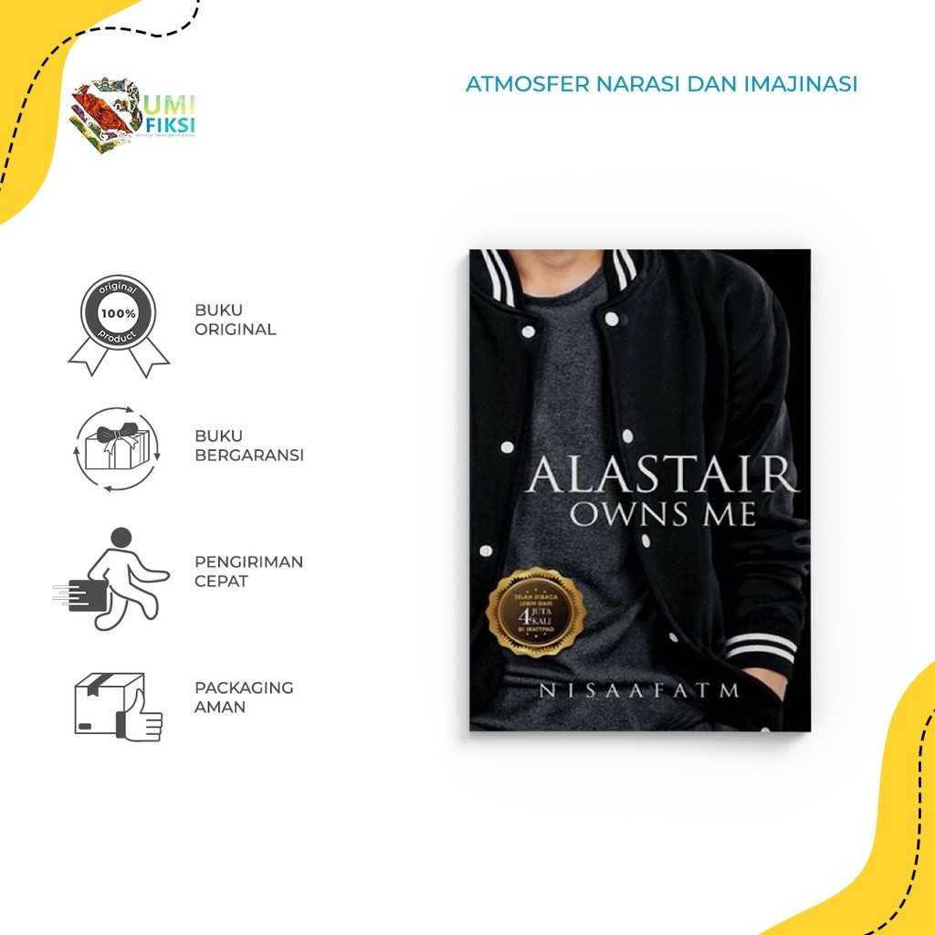 Novel Alastair Own Me - Nisaafatm - Coconut Books - Bumifiksi