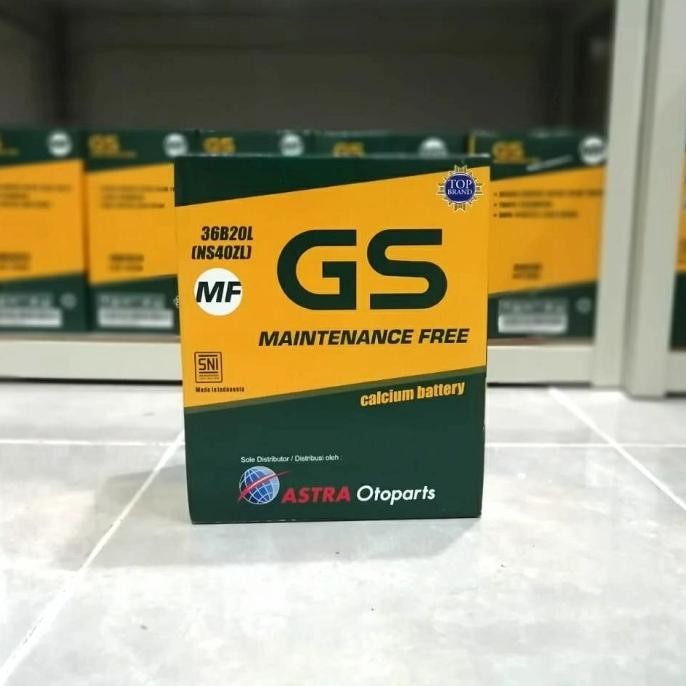 Aki Mobil Agya, Ayla, Calya, Sigra, Brio GS Astra MF NS40ZL Aki Kering
