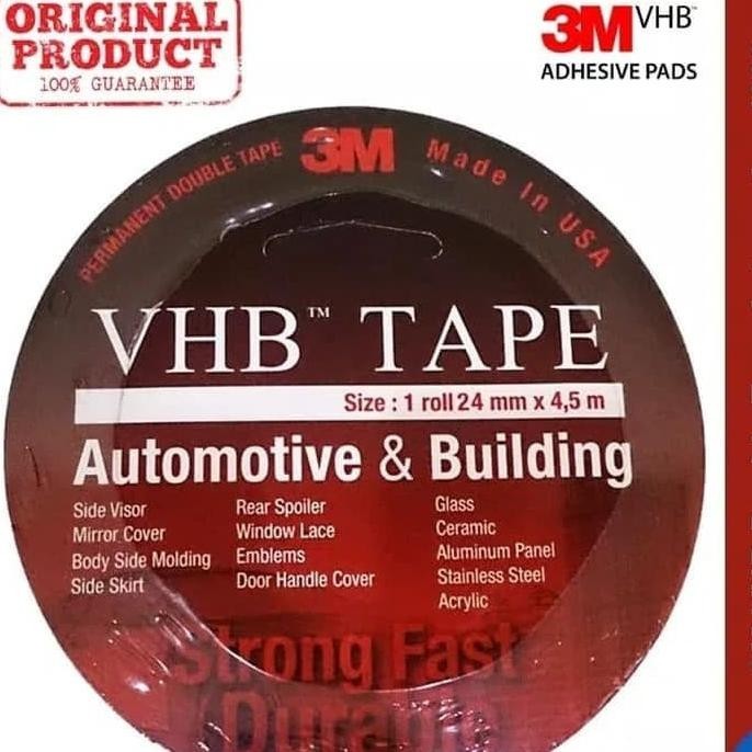 

Double tape 3m vhb 1 inci x 4,5mtr