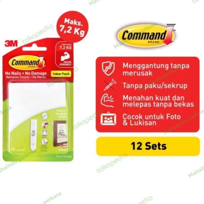 

Command 3 M Perekat Lukisan/Foto Value Pack Besar 17206-12