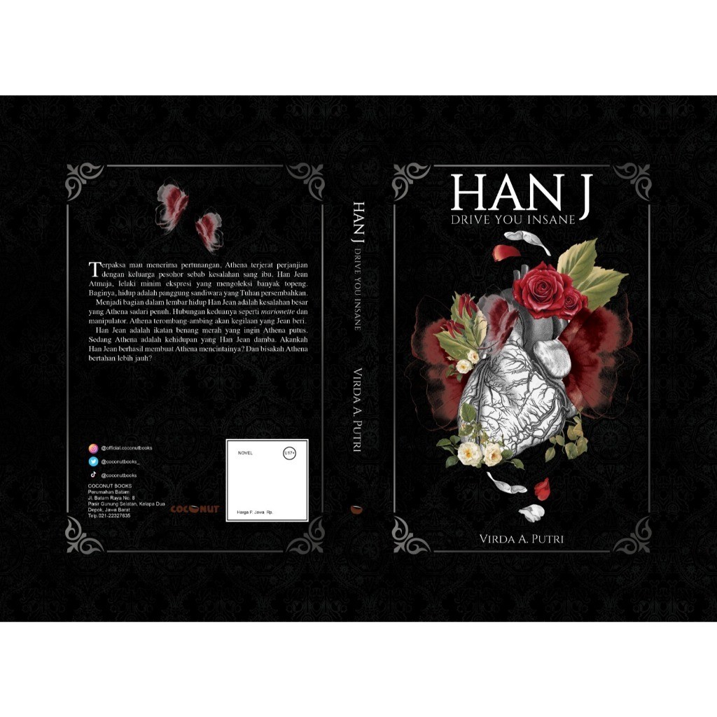 Buku Novel - Han J; Drive You Insane - Virda A Putri - Coconut Books - Bumifiksi - 28 Juni 2024