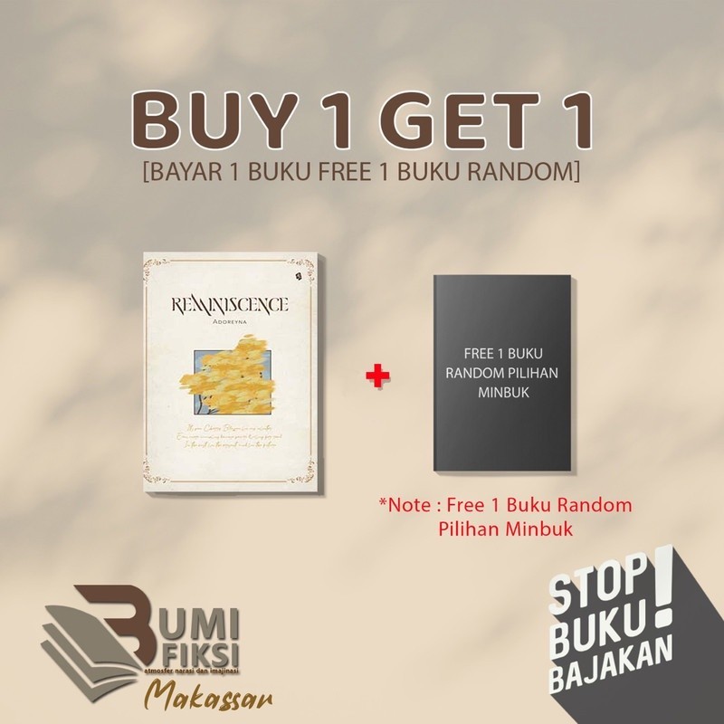[ SALE ] NOVEL - REMINISCENCE By Adoreyna ( Disc 10% / Free 1 Buku )