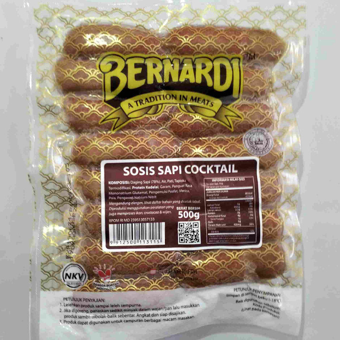 

BERNARDI BEEF COCKTAIL (500 Gram)