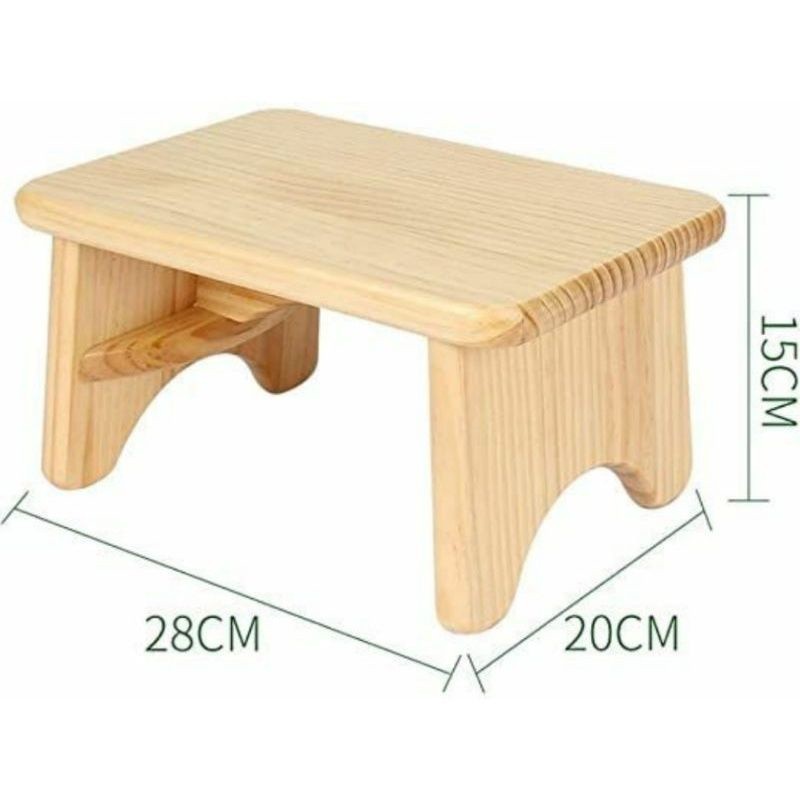 KURSI / Dingklik / Kursi Jongkok kayu solid