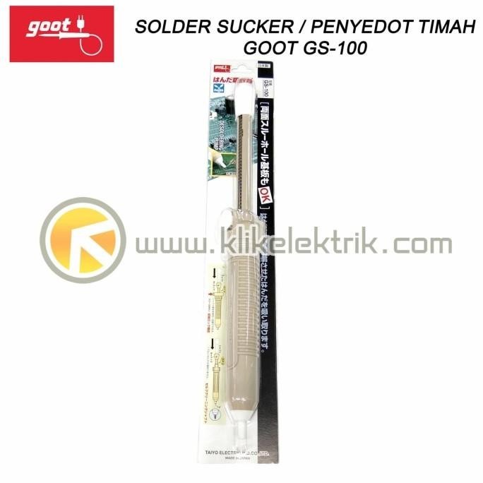 Solder Sucker Goot Gs100 Ori Japan