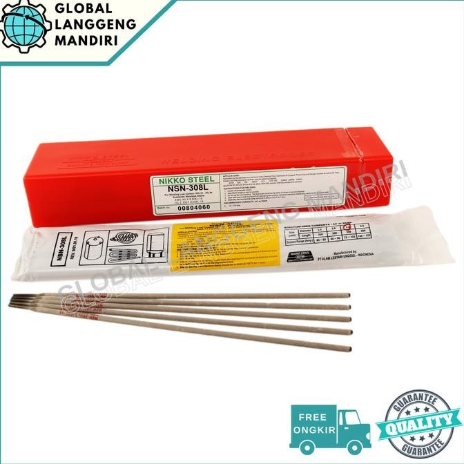 Kawat Las Stainless Nikko Steel Nsn308L 3.2Mm (1Kg) / Nsn 308L 3.2 Mm