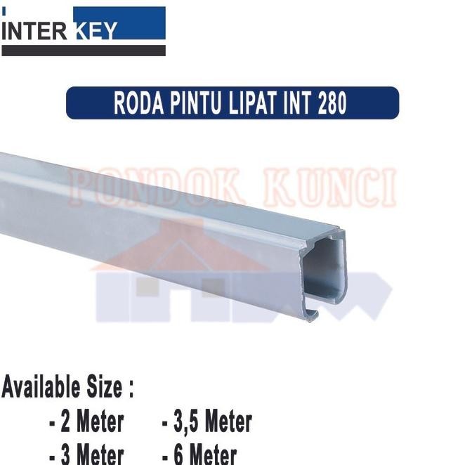 Rel Atas Pintu Lipat Interkey 280 Rel Pintu Lipat
