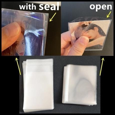 

BEST DEAL 50 PCS SAMPUL PELINDUNG KARTU PHOTOCARD PC KPOP KOREA HOLOGRAM CLEAR !!!!!!