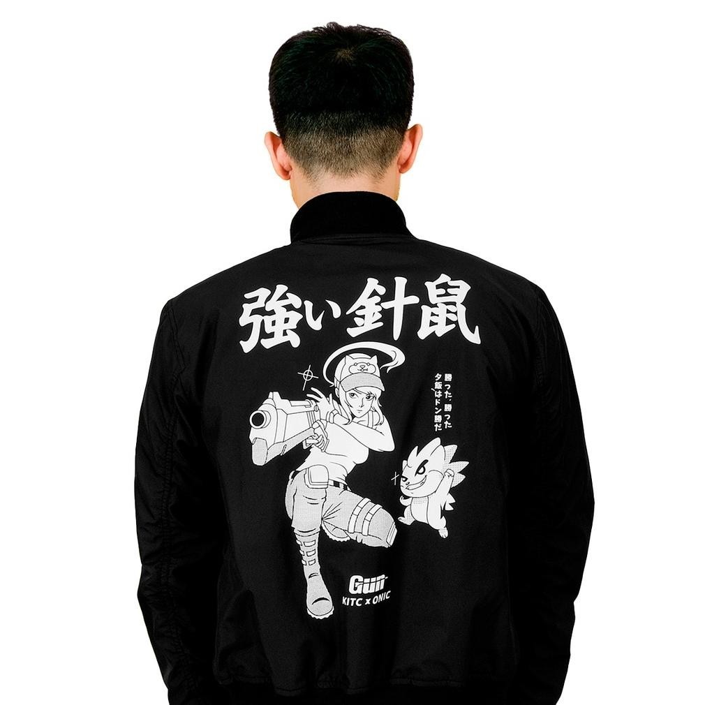 Jaket Pria Keren Kitc X Onic Esports Chicken Dinner Bomber Jacket