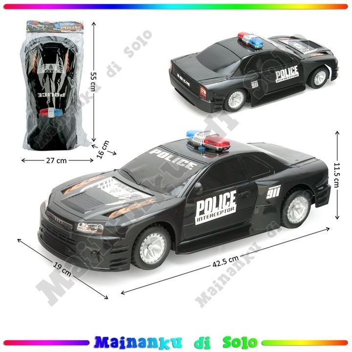 [Mainanku] Mobil Polisi Friction Polisi mobil polis Mainan Anak