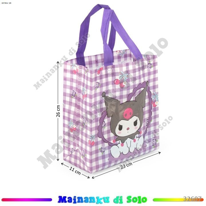 

[Mainanku] Goodie Bag Karakter Sanrio Uk. M 23x11x25 cm Mainan Anak