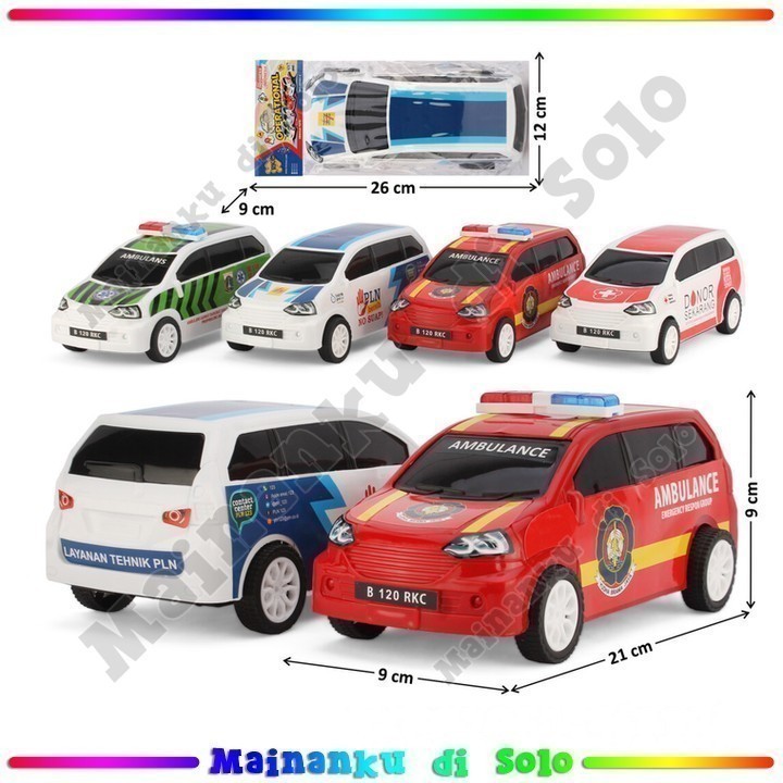[Mainanku] Mainan Mobil Avanza Friction Operational Vehicle Toys
