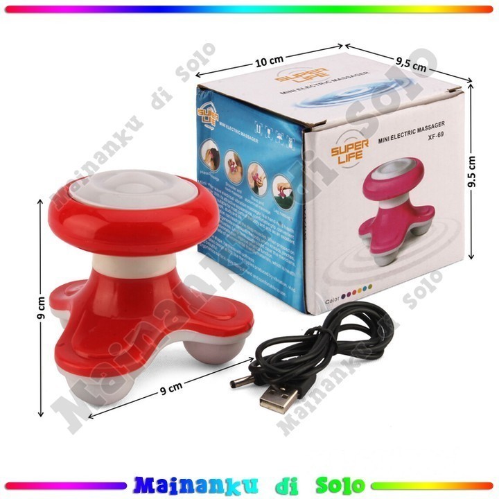 [Mainanku] Alat Pijat Getar - Alat Pijat Mini - Alat Pijat Mimo - Mini Electric Massager USB - 24