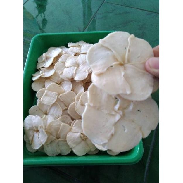 

Sale! Kerupuk Mentah Ikan Payus Bentuk Bunga melati Khas Sidayu Gresik Enak Gurih Renyah 500 Gram Terlaris