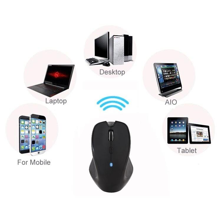 Mouse Bluetooth 5.2 Wireless Tanpa / No Dongle USB Universal 1600DPI