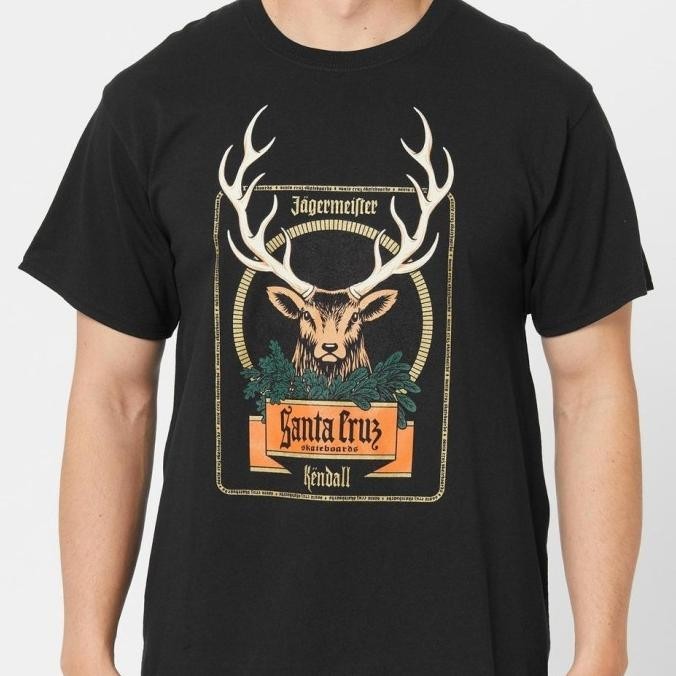 Tshirt Santa Cruz Skateboard Kendall Deer Jagermeister / Original