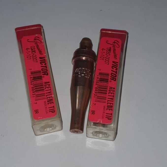 Victor Cutting Tip Nozzle Acetylene 4-1-101 / Mata Blender Las Potong [ Duoble L21 ]