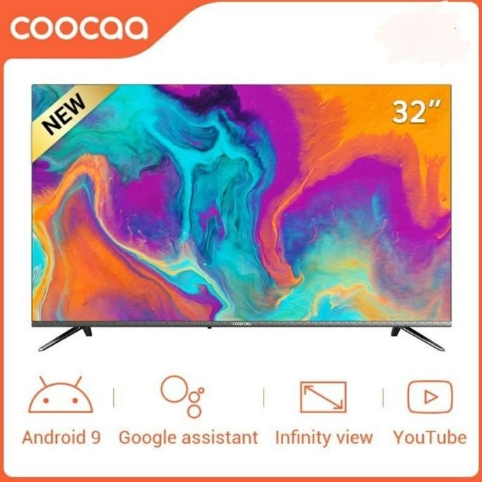 Coocaa 32S6G Led Smart Tv Android 9.0 Netflix Hdmi 32 Inch
