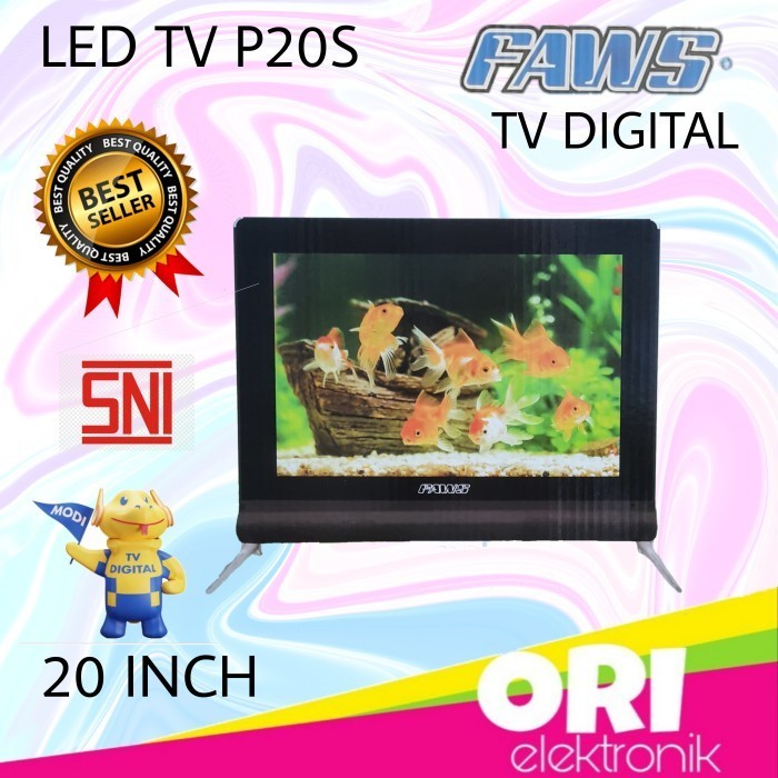 Faws Led Tv Siaran Digital Ukuran 20 Inch P20S