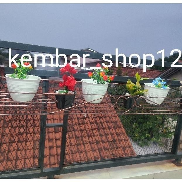 Rak Pot Gantung / Rak Pot Bunga Besi Gantung