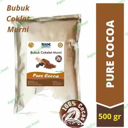 

Pure Cocoa Murni Bubuk Coklat 100% Bahan Minuman Dan Kue Kemasan 500 G