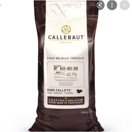 

Callebaut Dark 60% Repack 500Gr Baking Chocolate Coklat Masak Hias