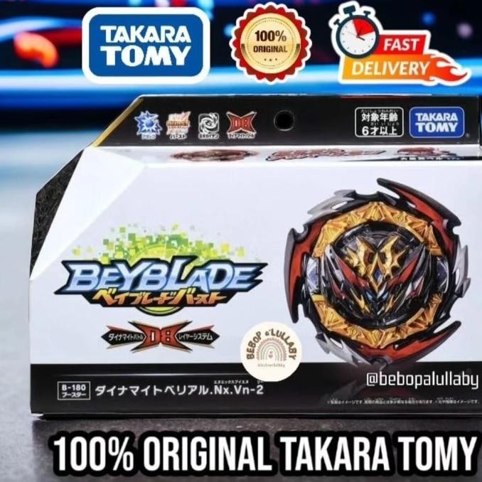 Promo Besar Beyblade Original Takara Tomy Burst Db B-180 Booster Dynamite Belial