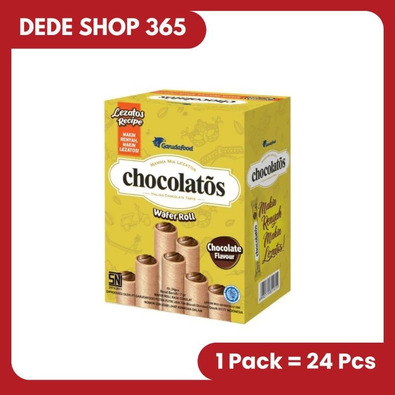 

Chocolatos Wafer Stick - Box 24 Pcs