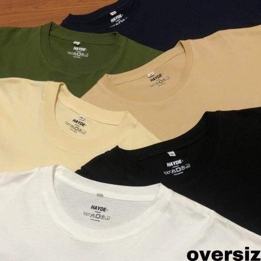 Kaos Polos Oversized / T-Shirt Oversize / Oversize Combed 24'S - White