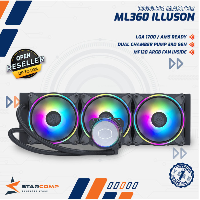 Cooler Master Masterliquid Ml360 Illusion Ml 360 Liquid Cpu Cooler 360