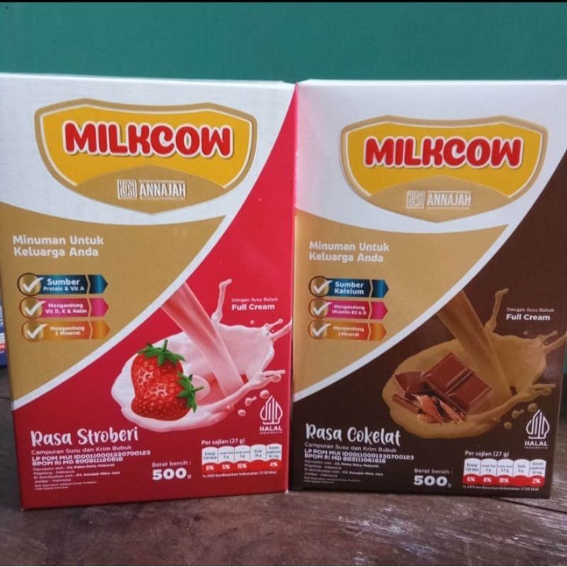 

(2 PCS) Susu Milkcow Susu Gemuk Anak Dewasa 500 gram