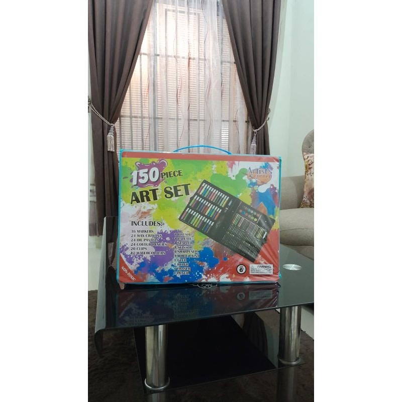 

alat mewarnai set / crayon set / alat tulis menggambar