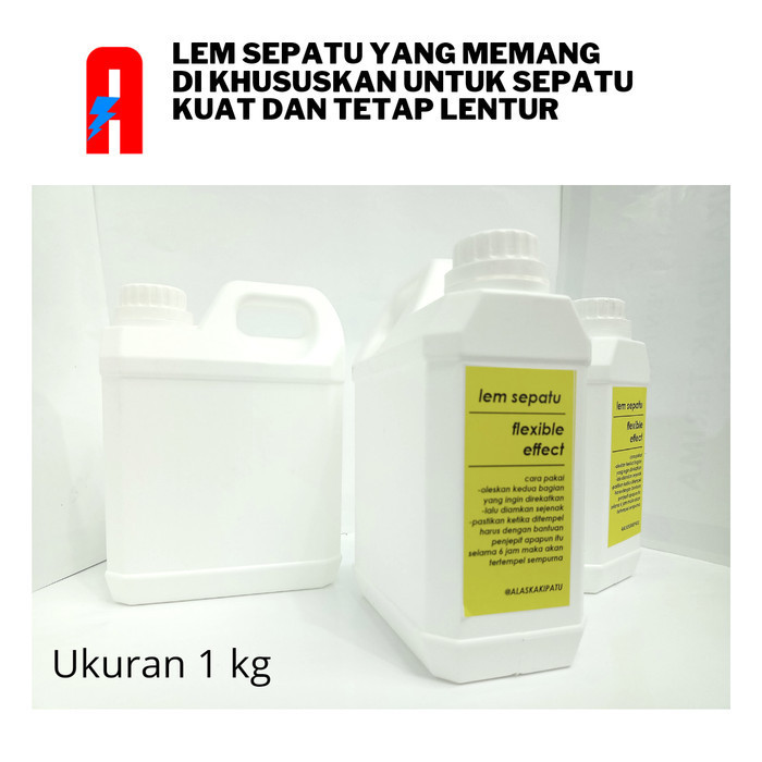 

Lem Khusus Sepatu Kuat Dan Flexible Isi 1Kg