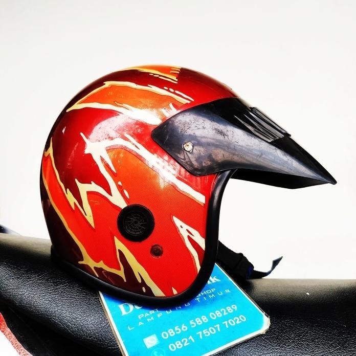 HELM LAWAS JADUL SUZUKI TS125 TS100 TORNADO SHOGUN CRYSTAL A100