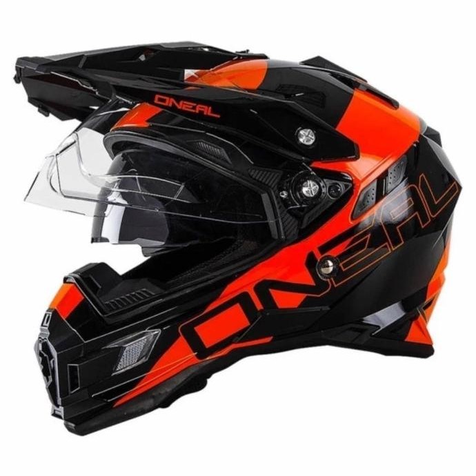 HELM ONEAL SIERRA ADVENTURE BLACK ORANGE