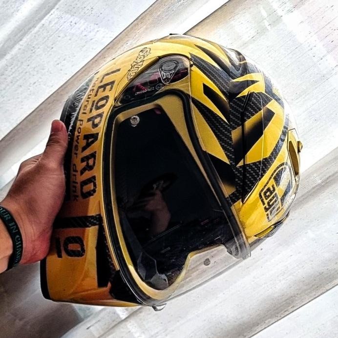 AGV K3-SV REPAINT WSBK LEOPARD GOLDSIZE M
