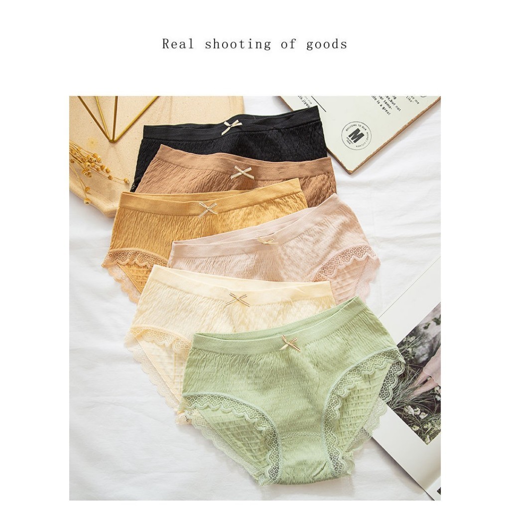 PROMO CELANA DALAM WANITA SEAMLESS BAHAN KATUN CD CEWEK CD22 V7